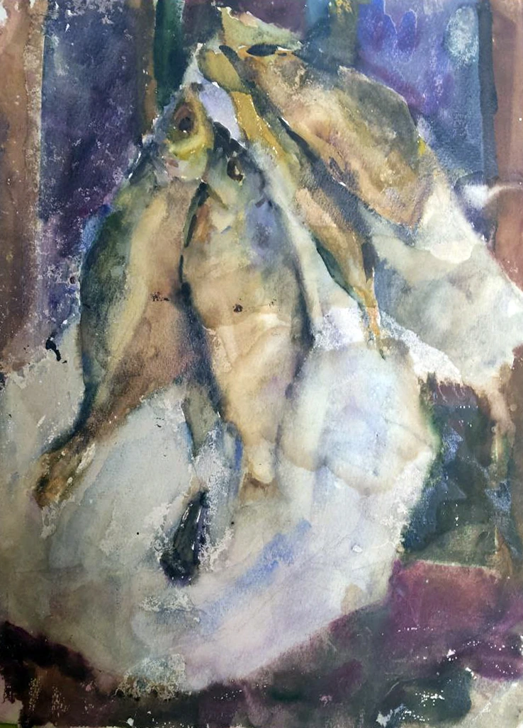 Nature Morte with Fish